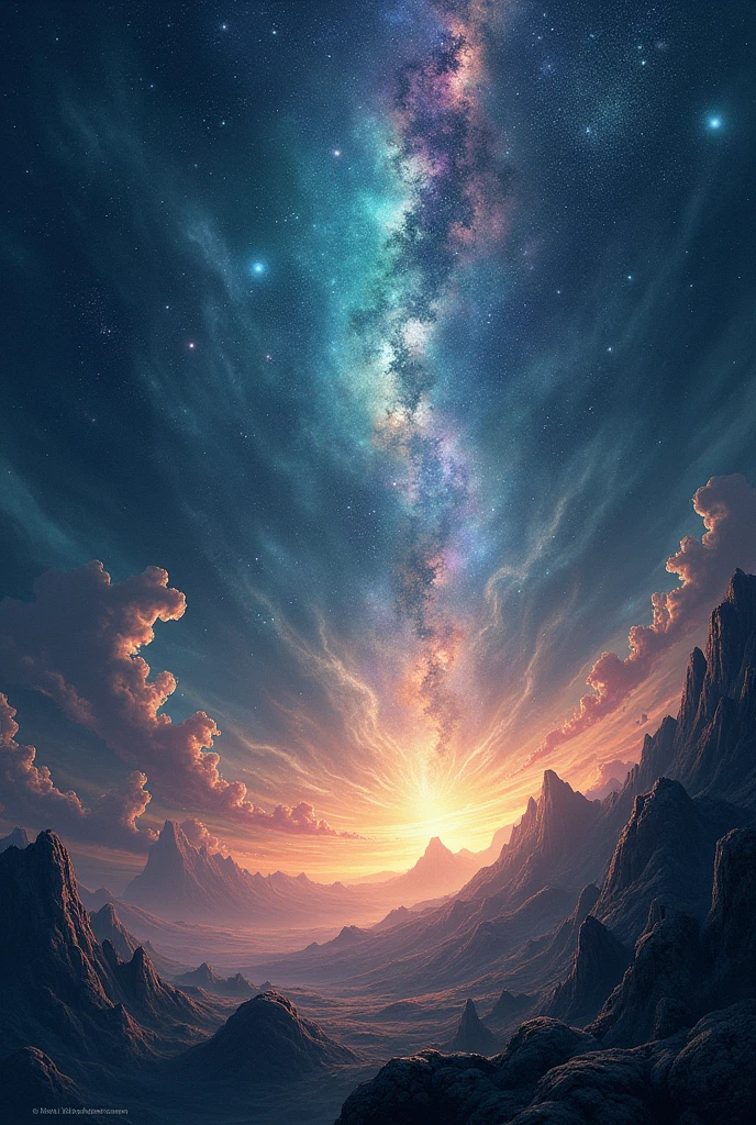 I'm writing a science fiction story called "The Edge of the Stars". Now you design me the cover page of a related book that will not have any type of people but will have different types of space related designs.