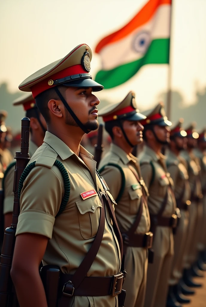 Indian army photo in 15 august  independence day special very beautiful weapon and flag