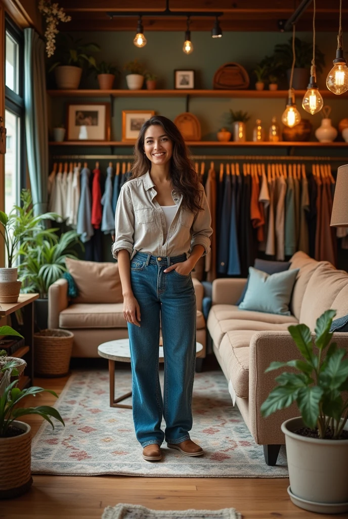 small clothing store.
so that the business feels more like a home.