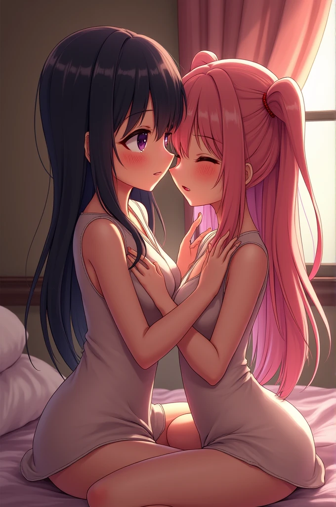Anime girl 3D sexually intimate photo