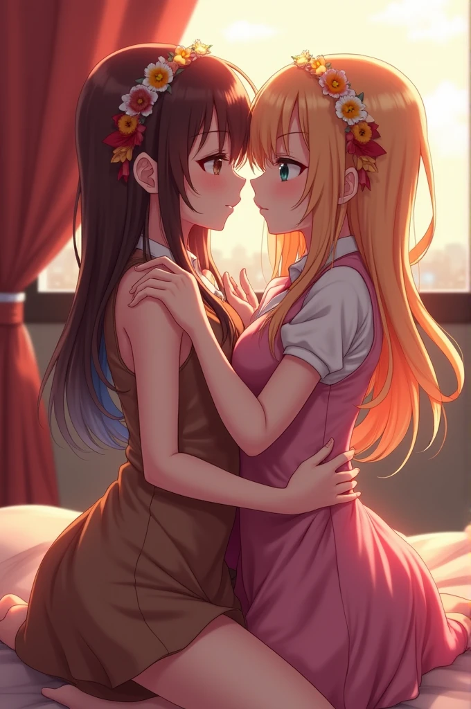 Anime girl 3D sexually intimate photo