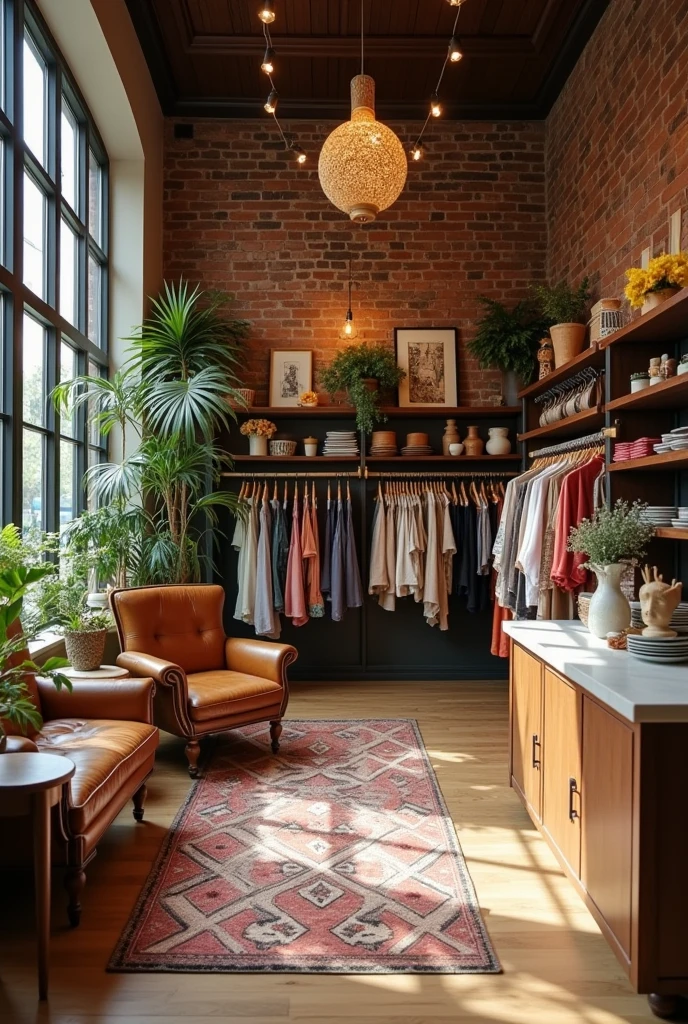 small clothing store.
so that the business feels more like a home. 

