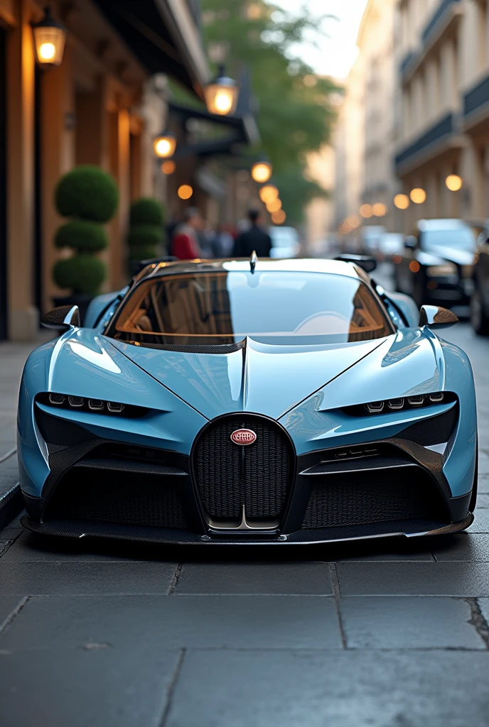 Bugatti and rolls royce combine car