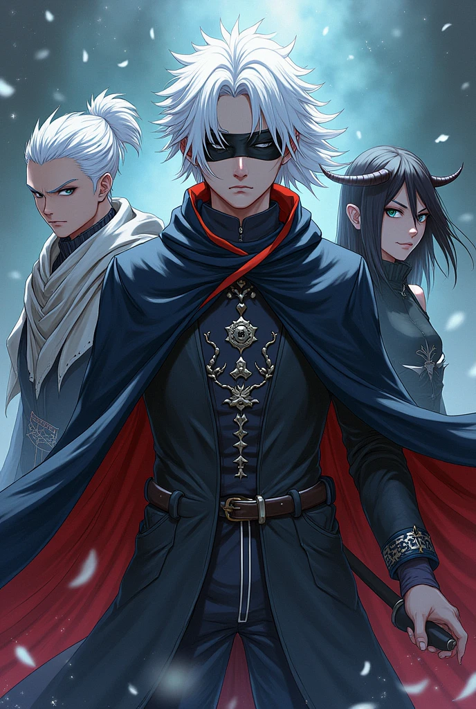 Satoru Gojo, Fushiguro Megumi, and Sukuna