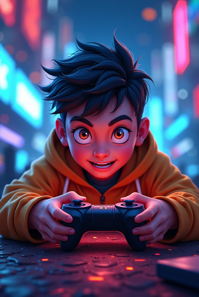 YouTube profile pic of. Boy playing Game
With name SALUN GAMER