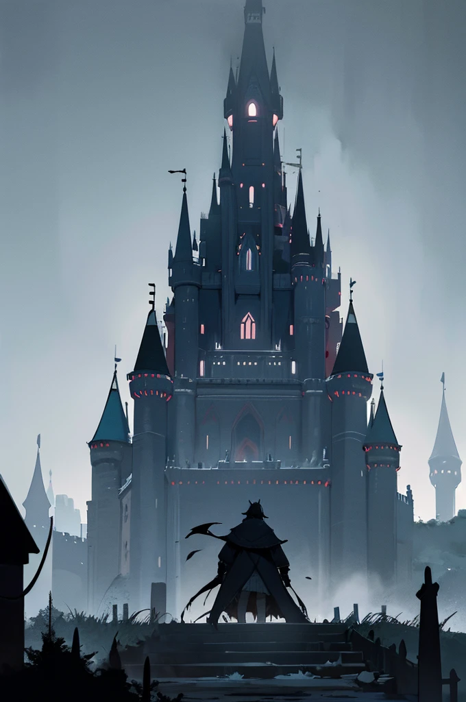 Towering Castle,The Cursed Castle,night,Horror,Grave,beast