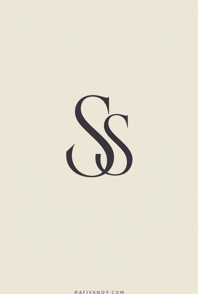 make a simple and formal logo with initial SS