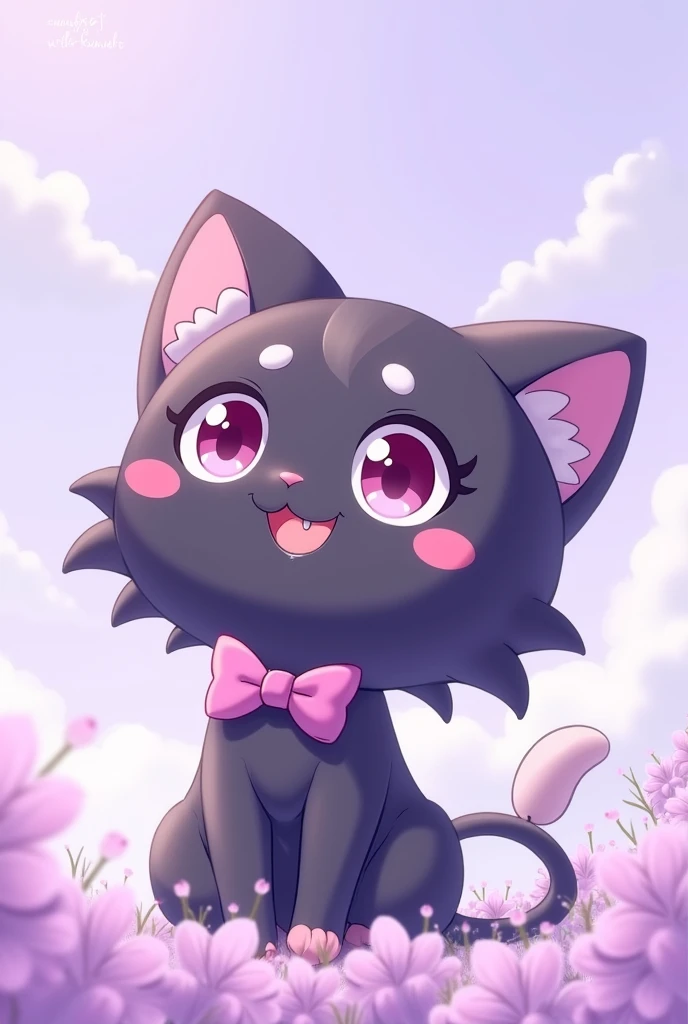 Cute pastel purple Kuromi