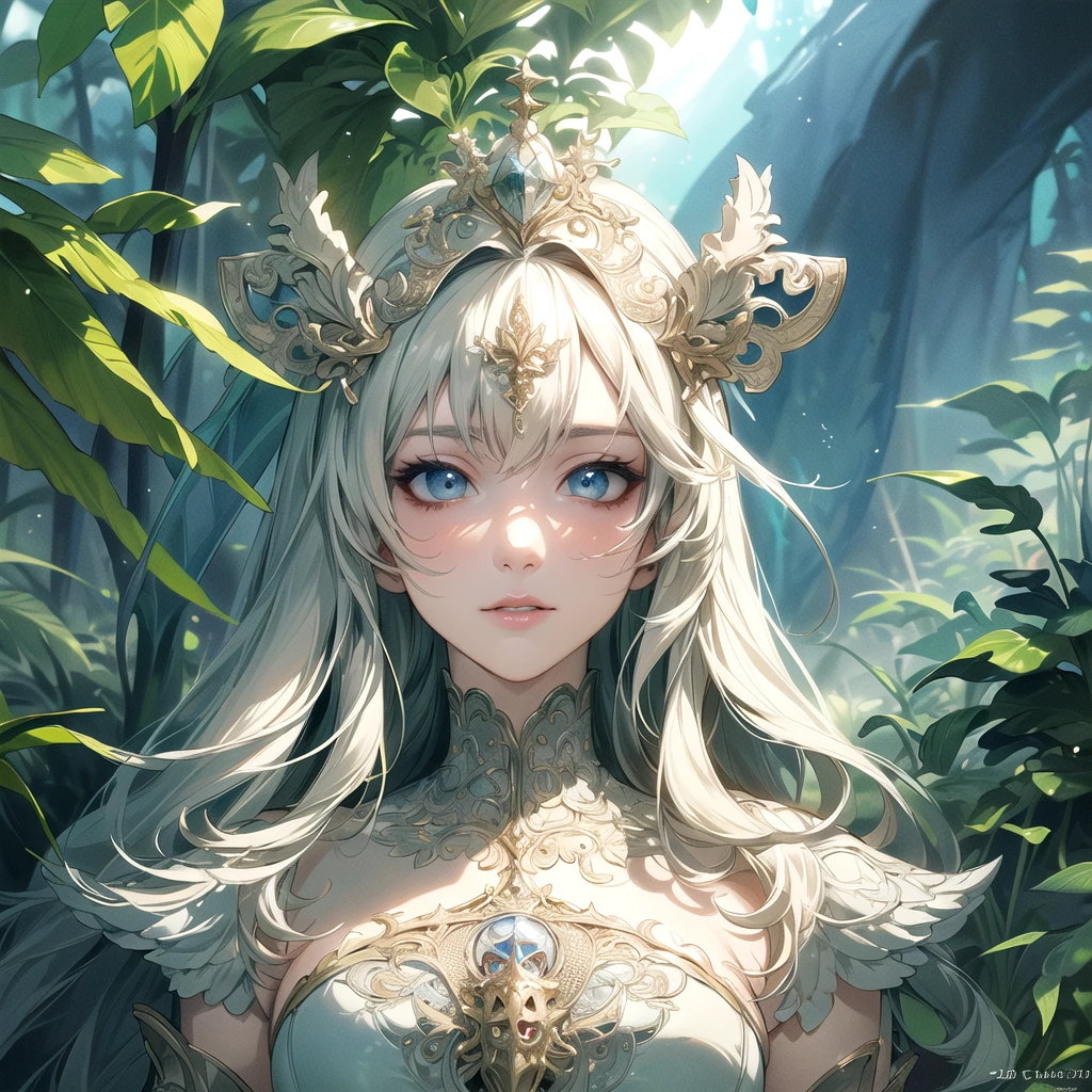  Fantasy, (The villain's hideout), (cute), cute, cute, Anime Style, Technical, dark, interesting, Growth of magical plants, Extreme Detail, Realistic Light, blue sky, A magnificent composition, (Intricate details), (Intricate Design, Super detailed: 1.2), Art Station, (masterpiece, Highest quality), Ultra HD, 32K --v 6、Sunlight filters through the deep forest.