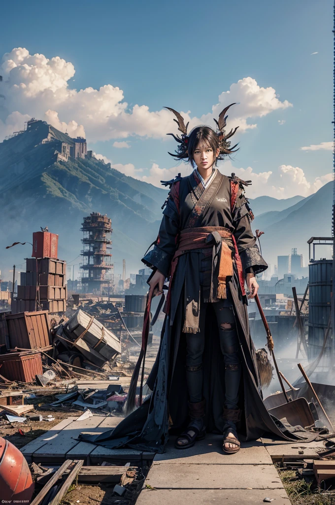 Junk, Giant vengeful spirit, Junkの怪物, Giant scrapyard, factory