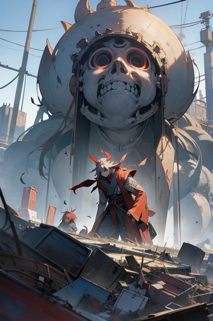 Junk, Giant vengeful spirit, Junkの怪物, Giant scrapyard, factory
