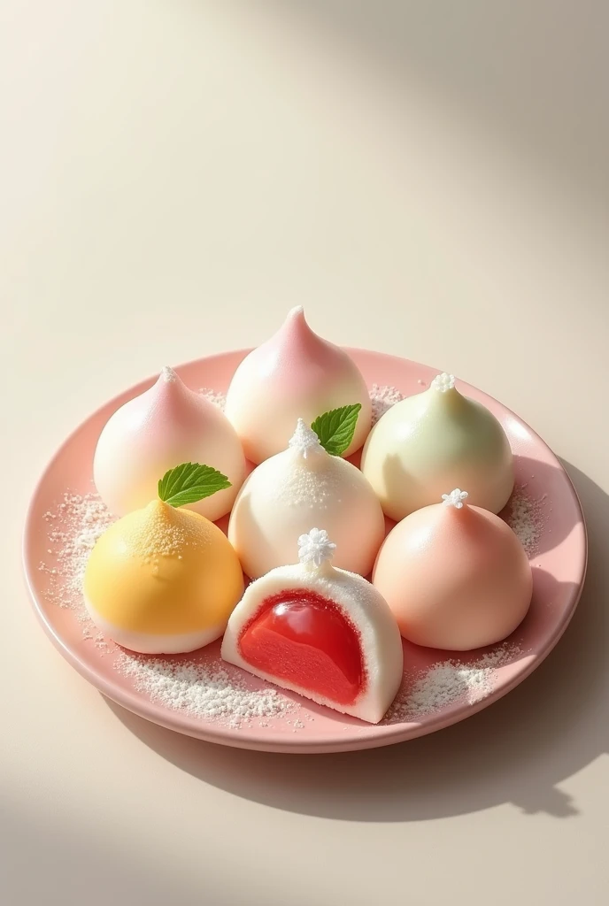 Make me an image of a Japanese mochi
