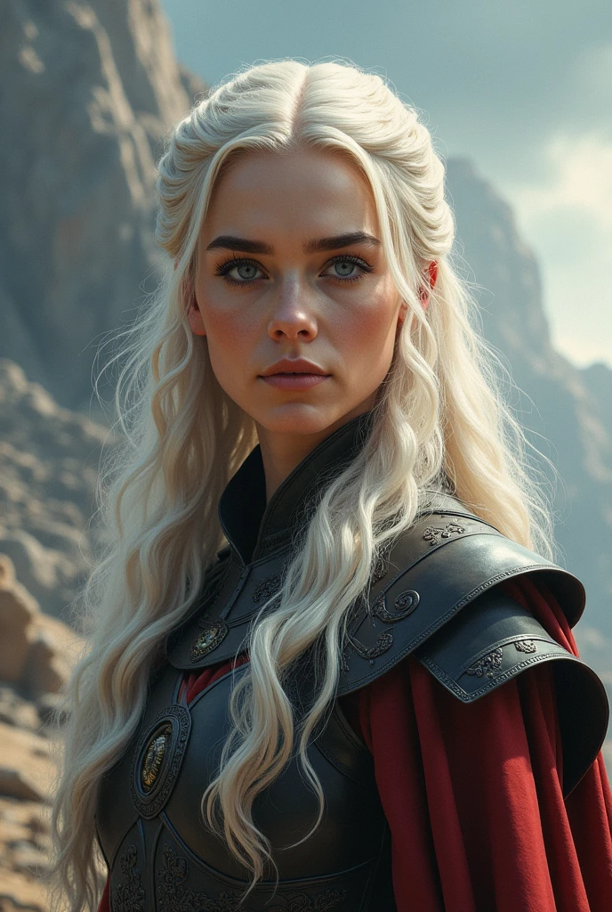 Emelia clarke as Khaleesi from game of thrones