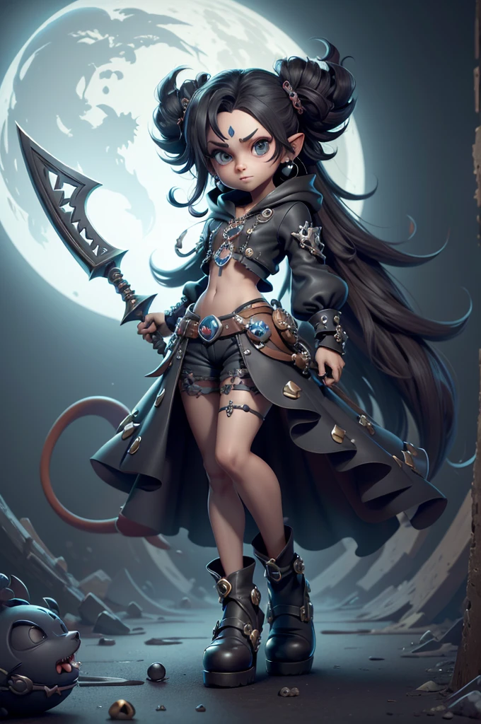 monstros estilos kingdom hearts, baseados em animais,3d style, shadown monster, demons, darkness monster, rayman legends, mickey mouse character style, girl and body, kingdom hearts, malhas leves e quentinhas, cores frias e alegres, portando espada magica, portando espada encantada, dark mouse em pé