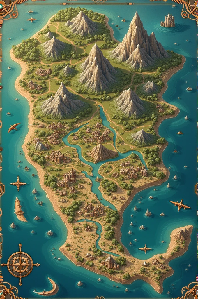 Create a map of a New Country