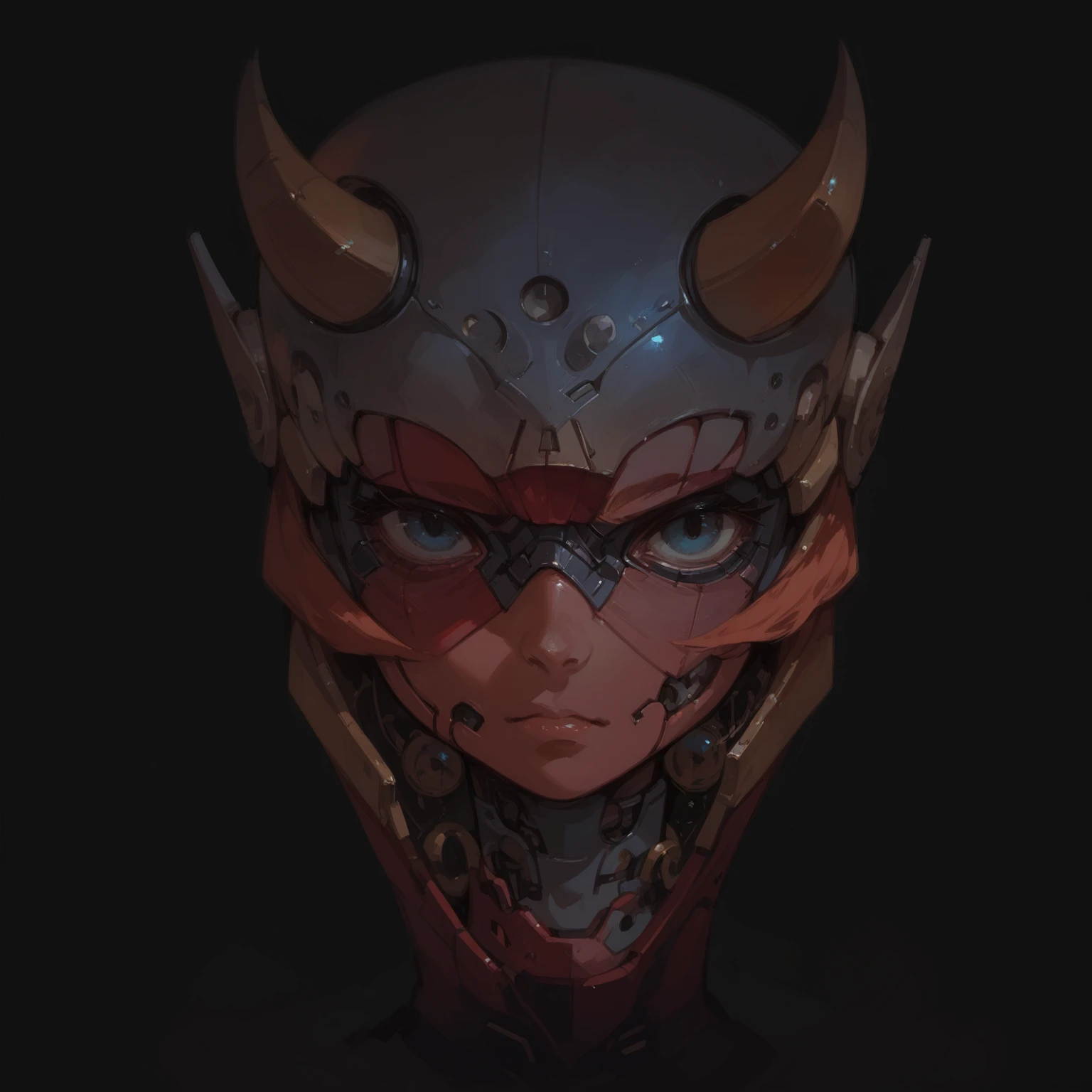 Mechanical Hannya Mask,woman