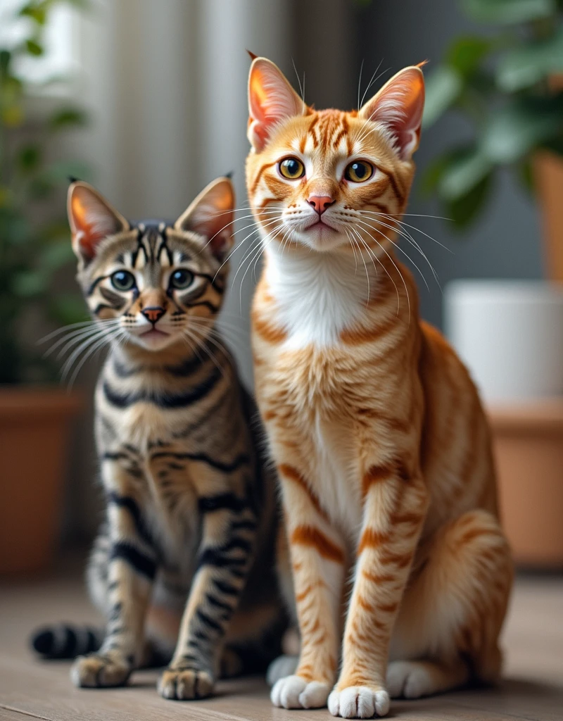 Two cats