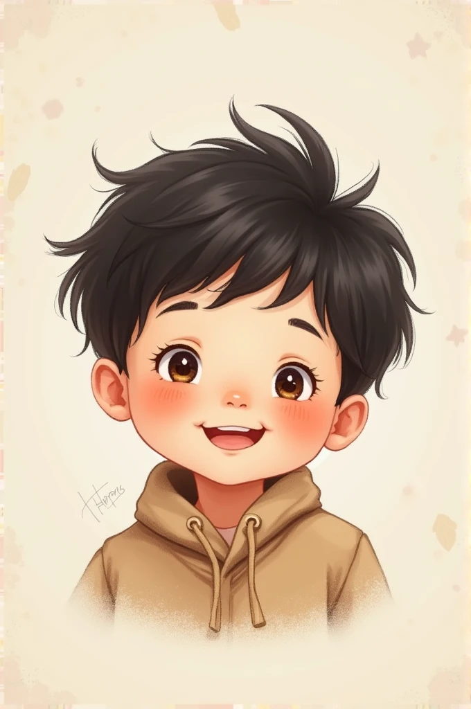 Cute boy image letter by hk 