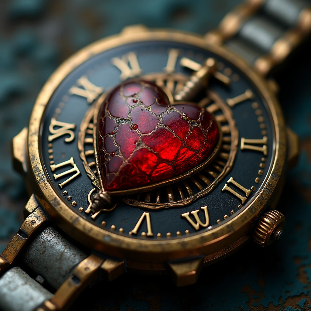 💝 для 🐉Nata_li🐉
Старинный Чеширский Purpose робот 1667 года выпуска с красным сердцем в груди в заброшенном покрытым мхом гараже заряжается от розетки!
+ Close-up, Purpose, Realistic photography, high detail, steampunk, spider web threads, a mystic, epic morion fractal, fantasy, Lumen, iSO 888, f/17