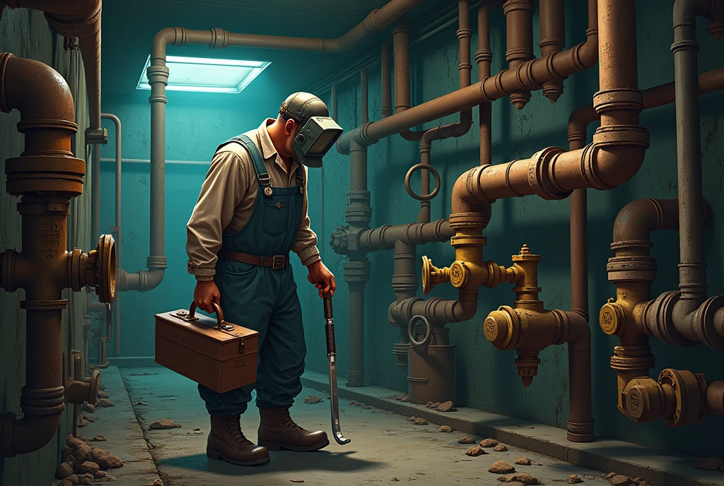 Building pipe plumber