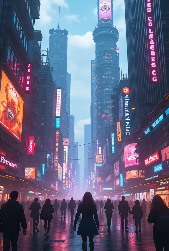 A vibrant city buzzing with gaming
 