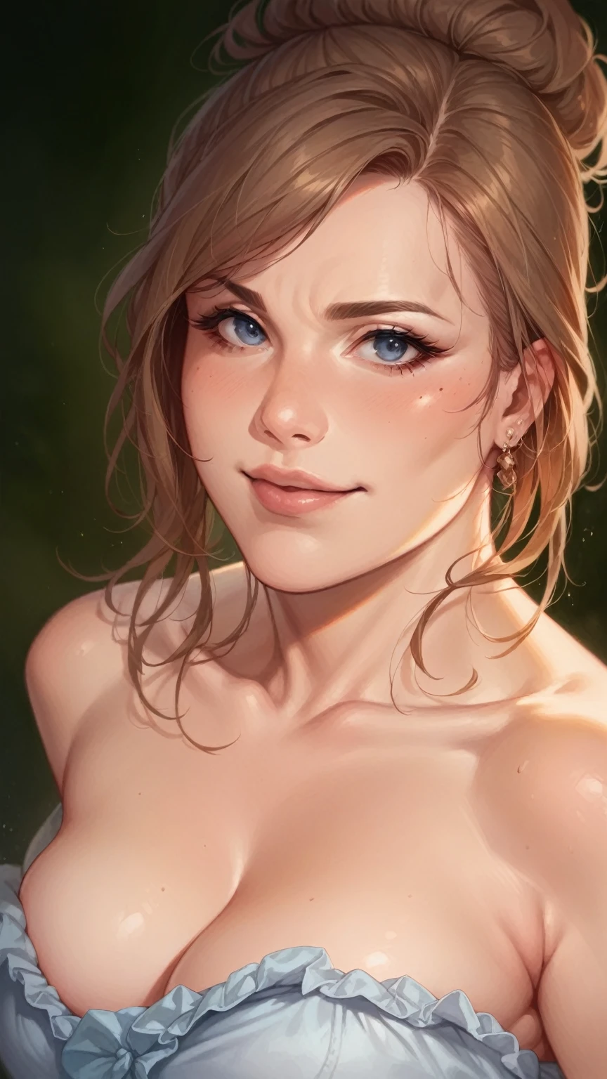 A beautiful woman posing for a photo