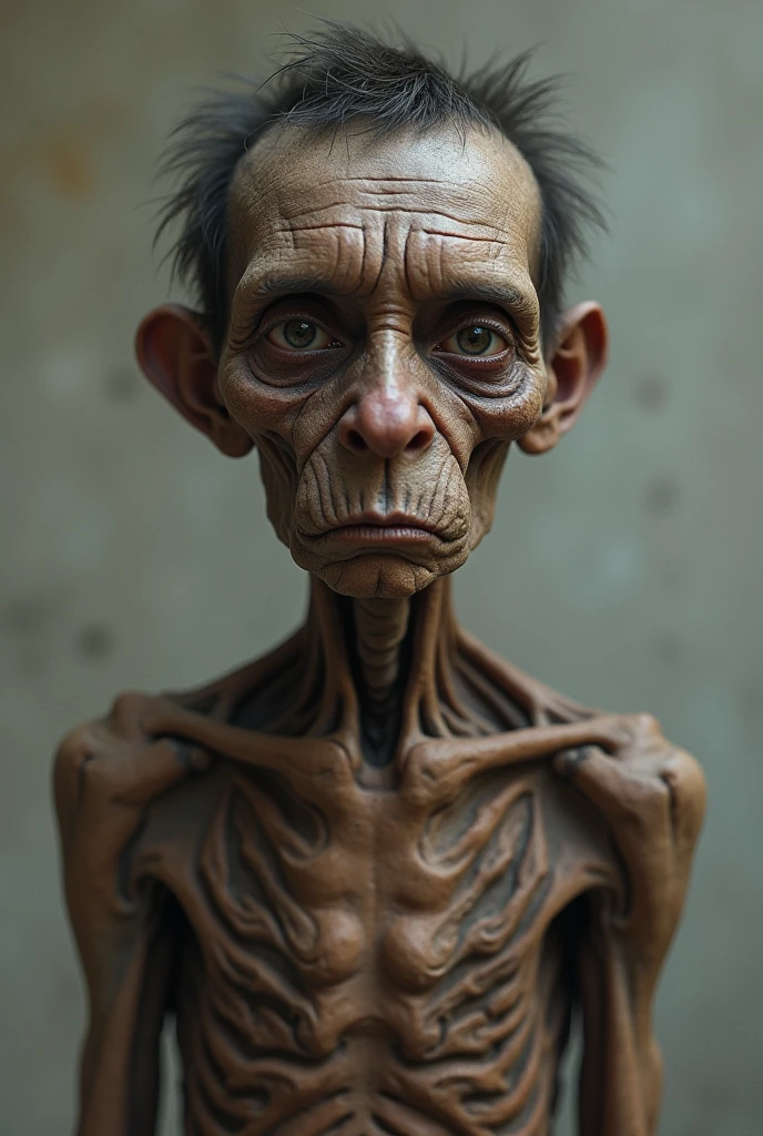 Poor man with thin body photos