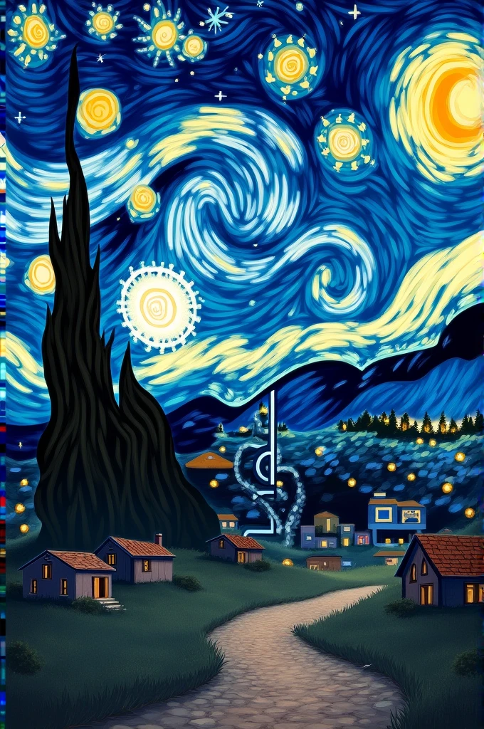 Starry Night Revisited
In a Different Way 