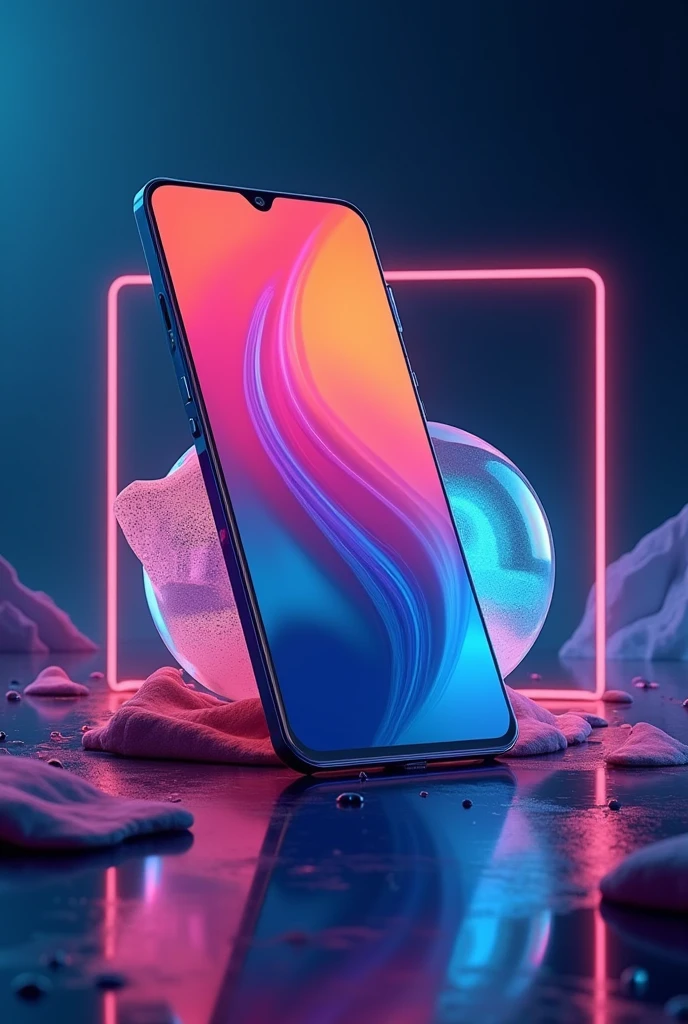 Generate a image of a phone brand named phoneX priced for JUST 12,000/- IN CREATIVE WAY