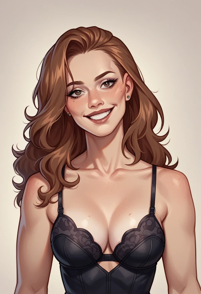 A close-up of a woman in a black bra top posing for a photo, violette myers, regard sexy devant la caméra, 18 ans, Gorgeous latina face, Female model from 2 to 4 , visage sexy, Portrait Sophie Mudd, sensual smile, she is facing the camera, Anna Nikonova alias Newmilky, extremely beautiful face,