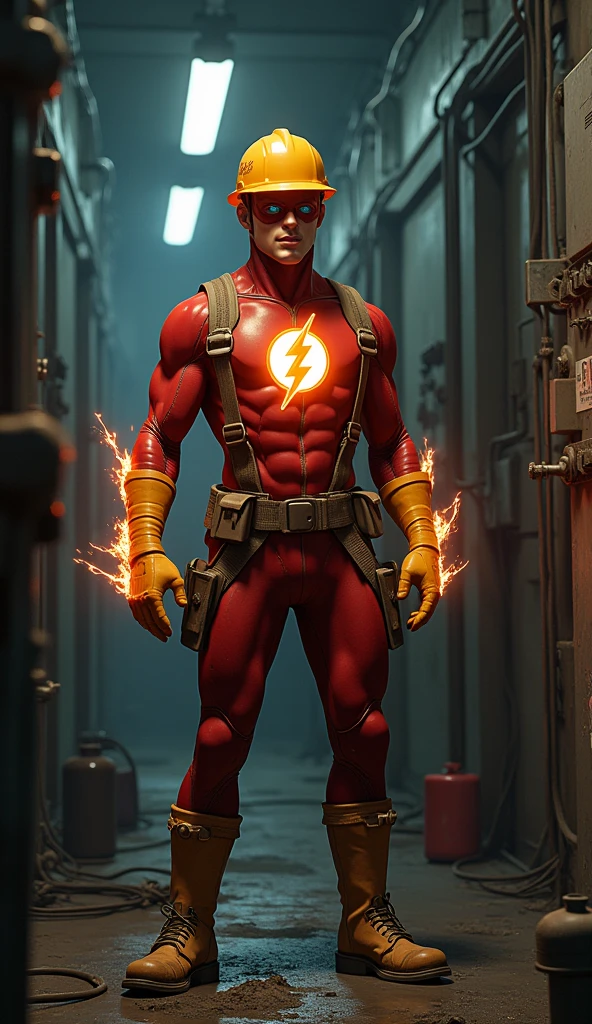 La qualité de l'image est réaliste, le flash agit comme un ouvrier électricien.