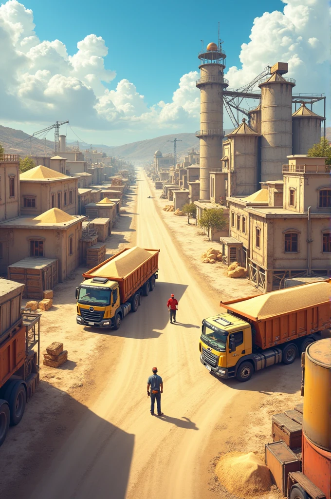 Sand transport business photo