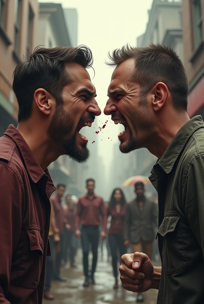 Two people calling each other "fuck-ass"