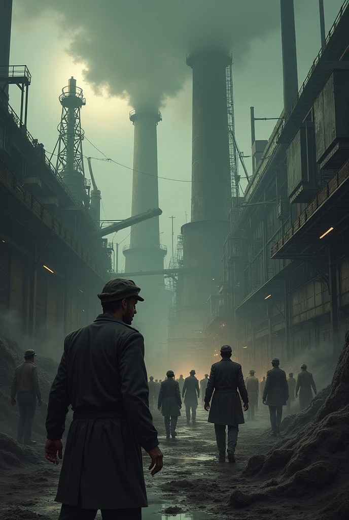 Capitalist industries exploiting the workers
