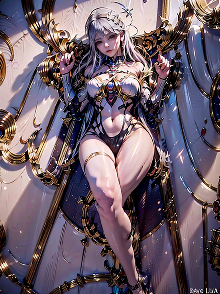 Golden Saint Seiya, (Mecha) (Mechanical) (Armor), Professional RAW Color Photo, (Back Corner), (Lying Down Leg Lift Exposed Butt: 1.5), (Cumming on Body, Shooting on Breasts, Facial Cumshot, Cumming in Hair): 1.2) (Open Leg: 1.3), Perfect, (Wide Angle), (Three Rules), Perfect Legs, (Pendant) (Colored Gems) Knee Flexion, Perfect Feet, Panties Close-up, Sweat, Water Drops, Best Quality, Masterpiece, Super Resolution, (Reality: 1.4), 1 girl, bare shoulders, crazy details, (hip folds: 1.5), lower chest, side chest, unrealistic engine style, Boca effect, David La Chapelle style lens, bioluminescent palette: lilac, pale gold, pale pink, bright white, wide angle, super fine, cinematic still life, vibrant, Sakimichan style, perfect eyes, highest image quality 16K, inspired by Harry Winston, a masterpiece shot by the Canon EOS R 6" Chaos 50,--, Under Eye Mole, ray tracing, surrealism, textured skin 