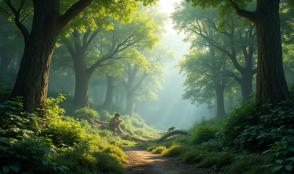 (photorealism:1.2),Background natural forest