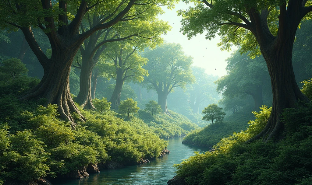 (photorealism:1.2),natural forest