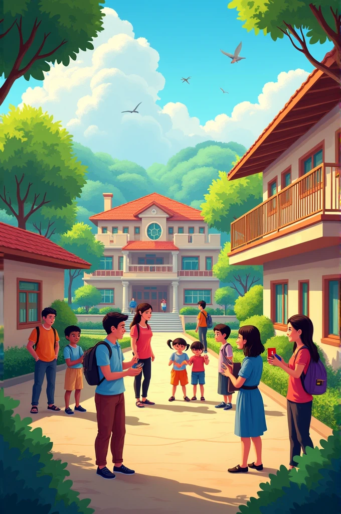 Teachers and families at Intelecto School