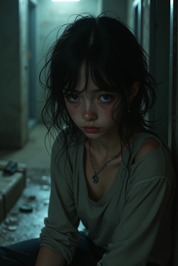tied girl