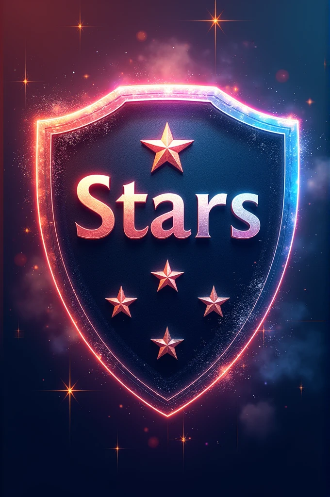 Soccer team shield whose name is Stars