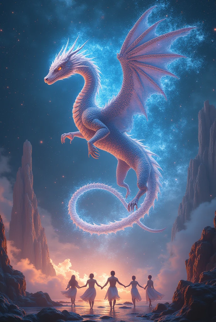 Star Dragon
Chorus:
Star dragon, fly in the sky,
Shine like a comet in the night.
We're dancing under the lights
In this space it’s just us and you!
Verse 1:
We fly high in a foggy dream,
Through the stars and the light, we fly everywhere.
The scales sparkle like bright fire,
To the rhythm of the music, we are one flow.
Chorus:
Star dragon, fly in the sky,
Shine like a comet in the night.
We're dancing under the lights
In this space it’s just us and you!
Verse 2:
Through galaxies, we rush in dreams,
The secrets of the universe are in your eyes.
Shine, dragon, lead us forward,
In this club rhythm, we know no barriers.
Chorus:
Star dragon, fly in the sky,
Shine like a comet in the night.
We're dancing under the lights
In this space it’s just us and you!
Bridge:
In the heart of space, in the rhythm of lights,
You and I, dragon, are in the dance of dreams.
Let's forget about time, forget about the day,
In this club - just you and me, and you!