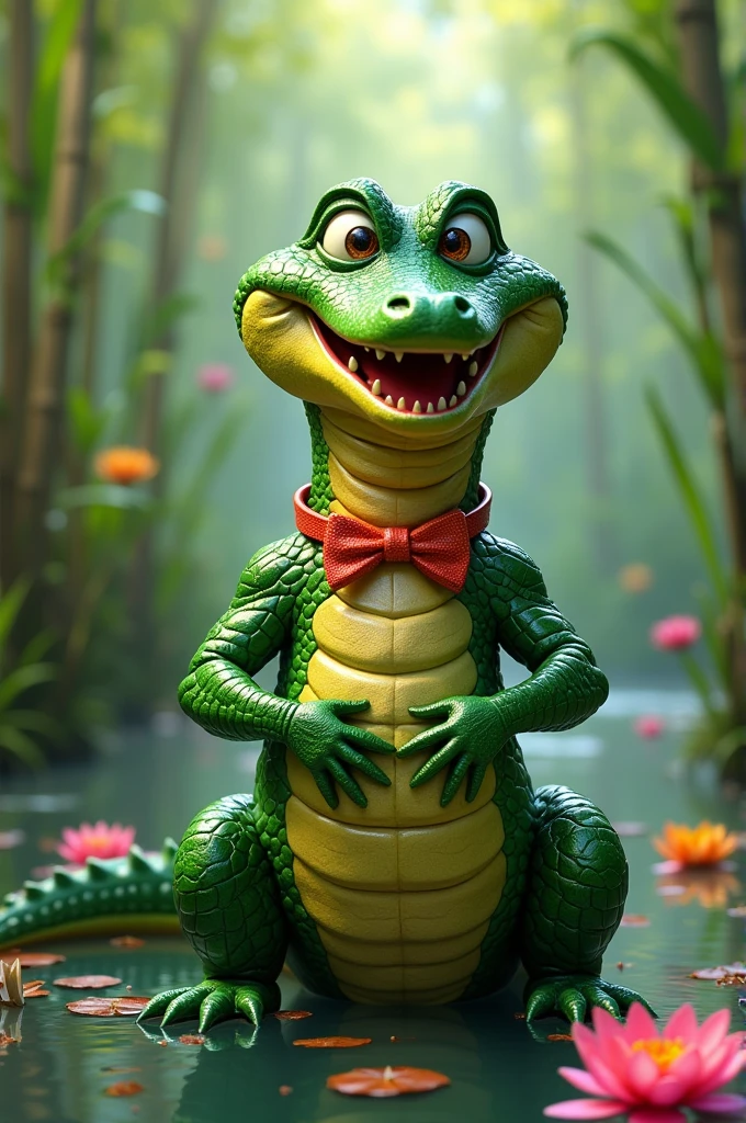 A gay alligator
