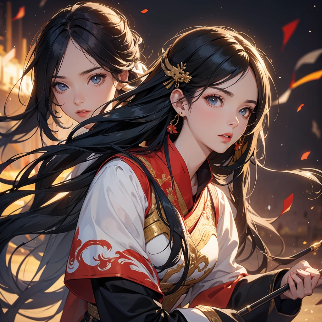 ((Best Quality, 8K, Masterpiece: 1.3)), Chun Li, Masterpiece, Ultra Detail, Ultra HD, 8K, ((Black Pantyhose)), White High Boots, Street Fighter Chun Li, 1girl, Solo, Best Quality, Realistic, Ultra Detailed, (Shiny Skin, Sweating: 1.4), Looking at the Audience, Brown Eyes, Slender, Dynamic Light and Shadow, High Resolution, Sharp Focus, Depth of Field, Fine Eyes, Sharp Pupils, Realistic Pupils, (Thigh Thickness: 1.3), Outdoor, Sky, Detailed Eyes, Backlight, Best Light and Shadow, Intricate Details, Ultra Detailed Details, Capcom Chunli, Upper Body Close-up, Small Thin Waist, Slim Abdomen, Character Standing, Sideways, Looking Back, Big Eyes, Long Eyelashes, Delicate Nose, Instagram Style Girl, Kung Fu Pose, (Upper Body: 1.5), Above the Waist Frame, Perfect Digital Illustration, Computer Background, Wind, Petals, Long Flowing Hair, Artistic Conception, Messy Red Petal Background, Ancient Chinese Architecture, Temple, Temple, Mountain Road Behind You