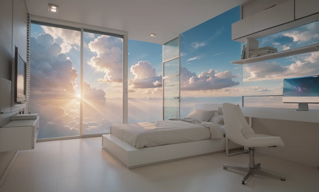 The world is created,Fantasy,Cloud Window,creation myth