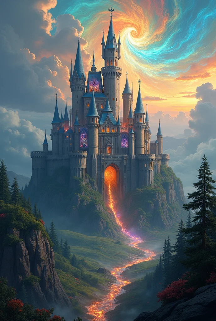 A kingdom that represents emotions with a castle