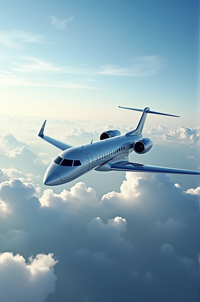 Airplane flying in the air