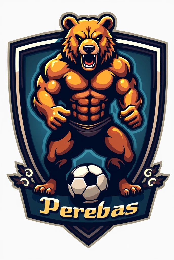 Create a symbol for a football team called 'Perebas'