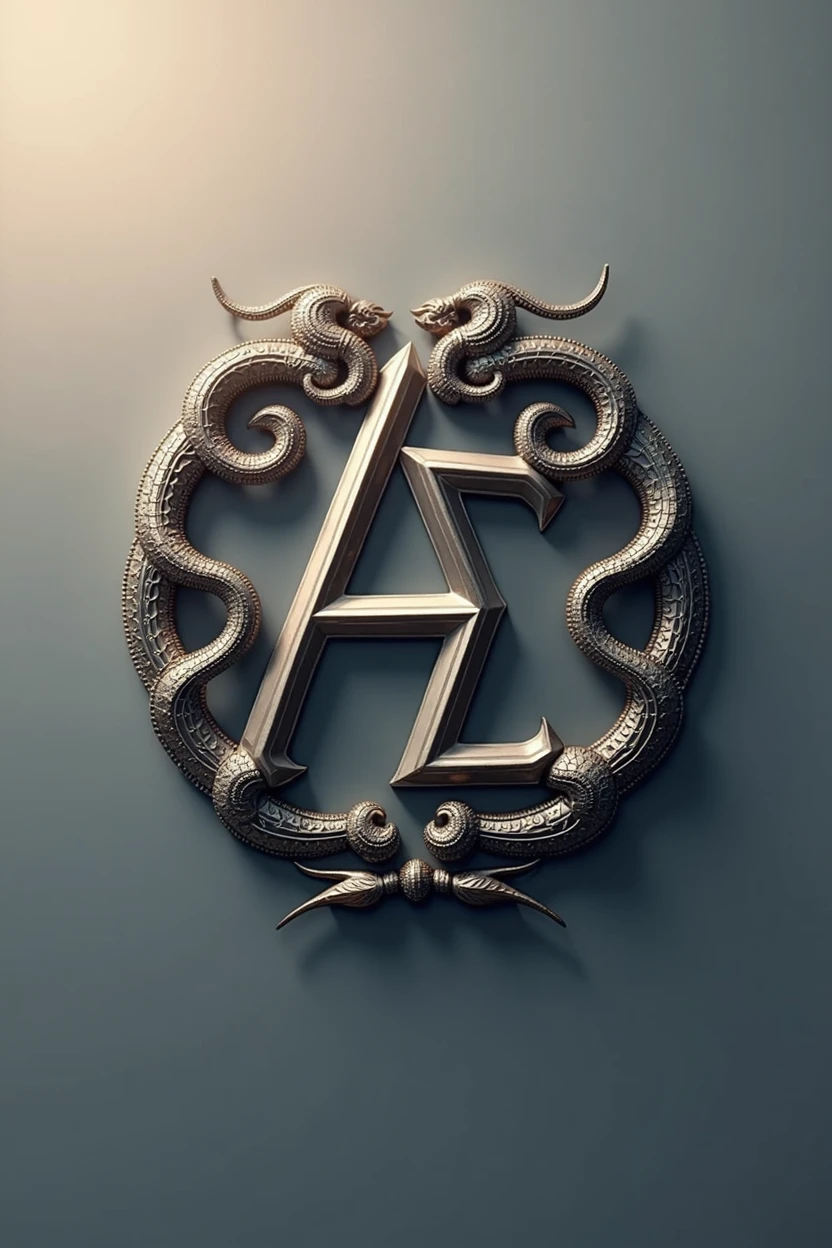 Clean Modern Logo For a company called "AEGIS Records". Play with the combination of "A" and "E", and include Medusa/Versace features