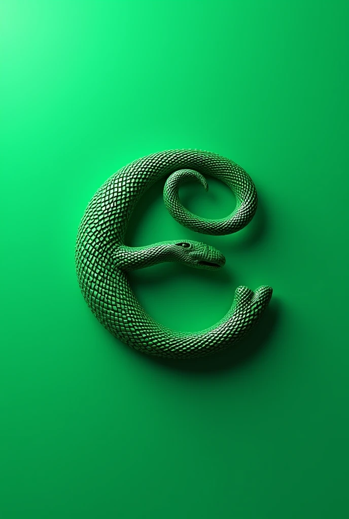 (3D) (SNAKES) Clean Modern Logo For a company called "AEGIS Records". Play with the combination of "A" and "E", and include Medusa/Versace features + green screen background for easy cutout