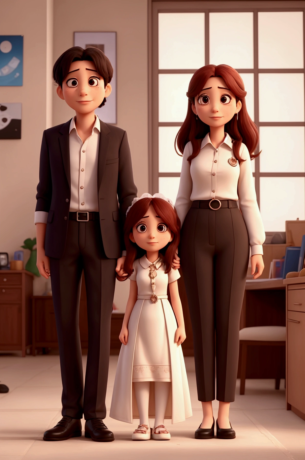 they are a divided family, one day the relationship between Hani and her husband began to fall apart when a third person appeared, Hani discovered that her husband was cheating on her own best friend at work.